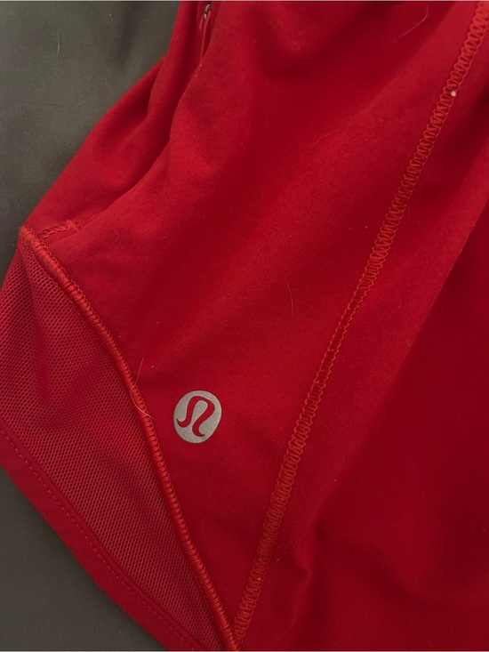 lululemon athletica Pants - Lululemon Red “Hottie” shorts SIZE  2R Shorts with Elastic Waist